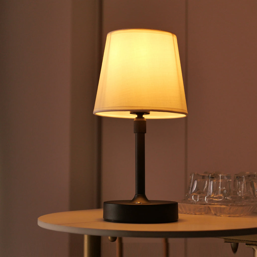 Cordless Fabric Shade Table Lamp