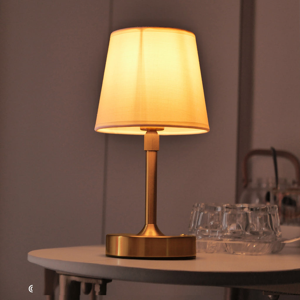 Cordless Fabric Shade Table Lamp
