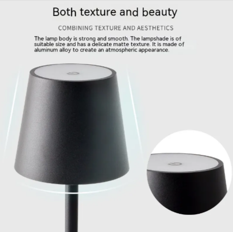 Rechargeable Table Lamp with Touch Dimming