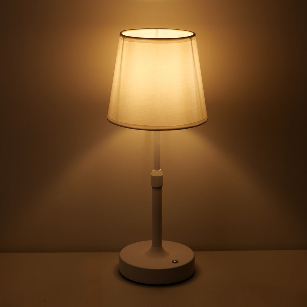 Cordless Fabric Shade Table Lamp