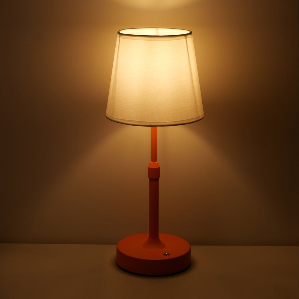 Cordless Fabric Shade Table Lamp