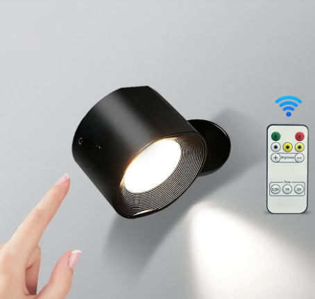 Cordless LED Wall Sconce with Remote
